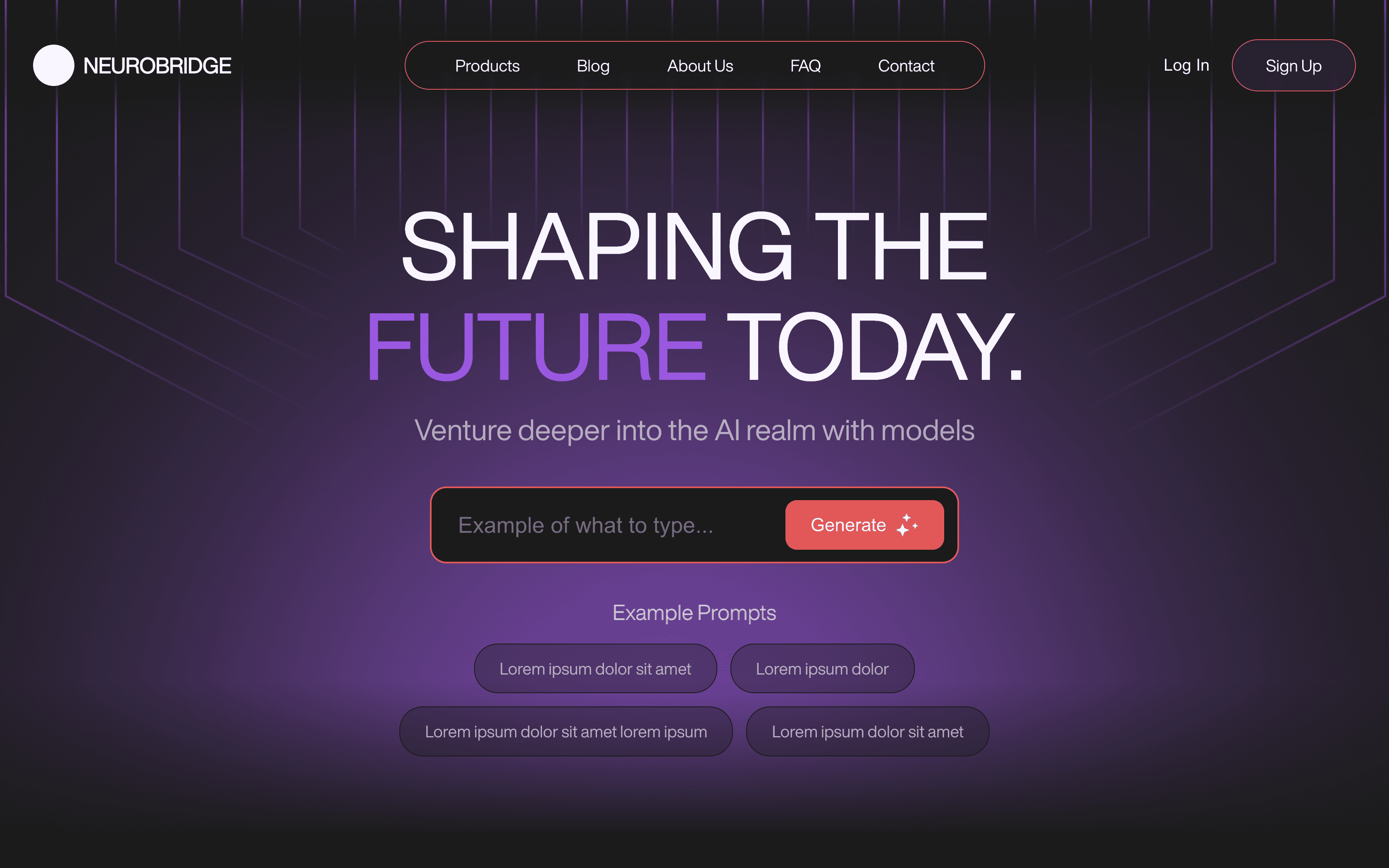 Neurobridge - Landing Page